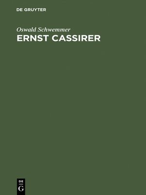 cover image of Ernst Cassirer